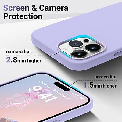 elago Compatible with iPhone 14 Pro Case, Liquid Silicone Case, Full Body  Protective Cover, Shockproof, Slim Phone Case, Anti-Scratch Soft Microfiber