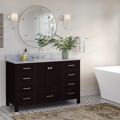 Silkroad Exclusive 72-Inch Travertine Top Double Sink Bathroom Vanity - HYP-0703-T-UIC-72