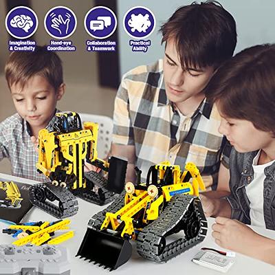 Remote Control Robot Building Toys for Boys Girls, STEM Projects for Kids  Ages 8-12, Engineering Learning Educational Coding DIY Building Block