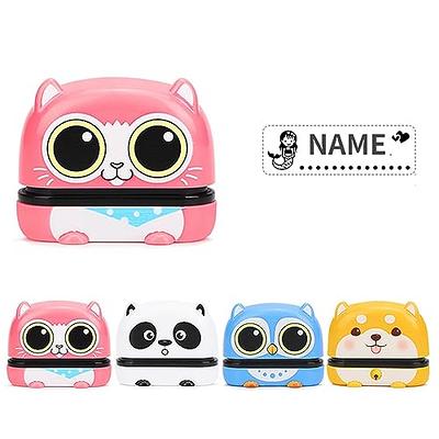 Custom Clothing Name Stamp for Kids Self Inking Fabric Rubber