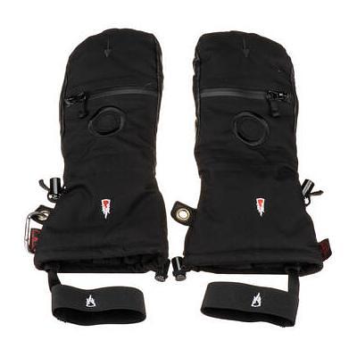 The Heat Company Heat 2 Softshell Mittens/Gloves (Size 9, Black)