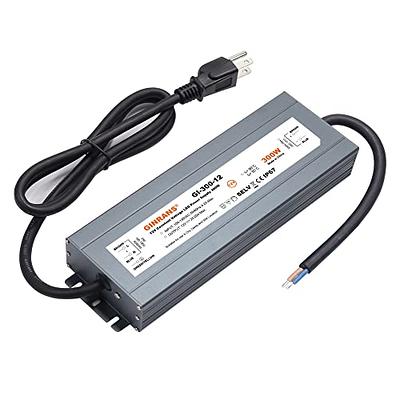 GINRANS 150W IP67 Waterproof LED Power Supply, Universal Input AC100-240VAC  with Plug, 12V DC 12.5A Max. Constant Voltage Output LED Transformer Driver  for Outdoor LED Lights - Yahoo Shopping