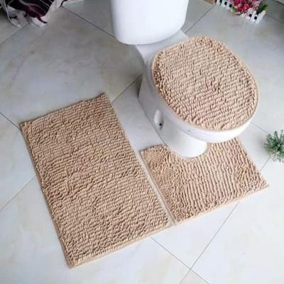 MAYSHINE Bathroom Rug Toilet Sets and Toilet Lid Cover, Extra Soft and  Absorbent Water Microfiber Mat