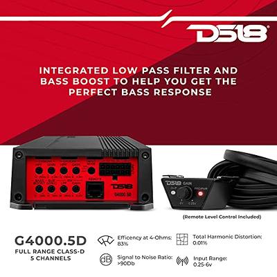 DS18 G4000.5D GEN-X Full-Range Class D 5-Channel Amplifier 4000