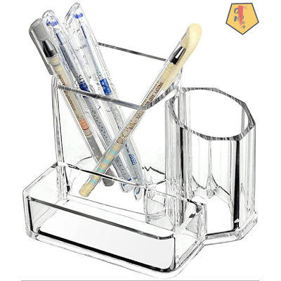 Crystal Pencil Pen Pot Holder Box Bling Rhinestone Pen Organizer Holder  Cosmetic Pen Container Comb Brushes - Yahoo Shopping