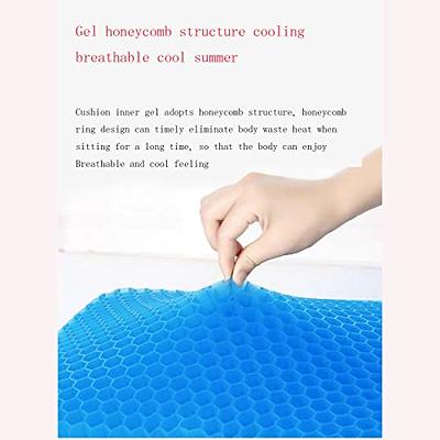 KENNISI Seat Cushion – Non-Slip Orthopedic Gel & Memory Foam Coccyx Cushion  for Tailbone Pain – Car Seat Cushion (Blue, 1-pc) - Yahoo Shopping