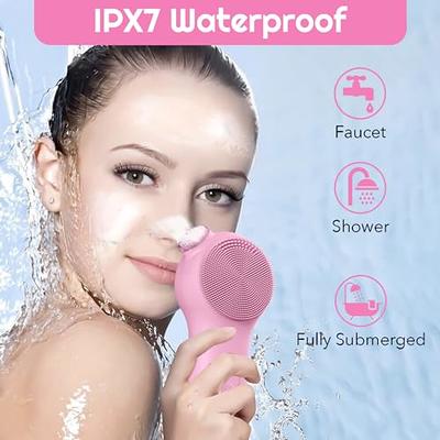 Silicone Cleaning Brush, Face Scrubber Silicone Facial Deep Cleansing Brush  Pad for Skin Exfoliation, Portable Clean Skin Multifunctional Face