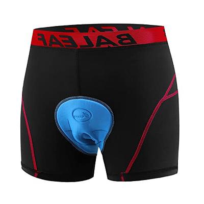 BALEAF Men's 3D Padded Bike Shorts Cycling Underwear MTB Liner Sz XL Black  Blue