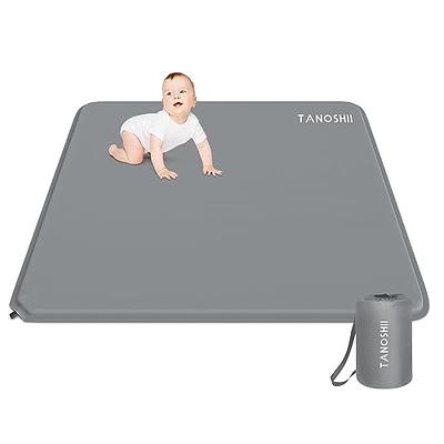 Fodoss Baby Play Mat, 47x47inch Play Mat, 0.4 in Thick Waterproof Playmat  for Babies, Foldable Play Mat for Small Baby Playpen, Small Spaces