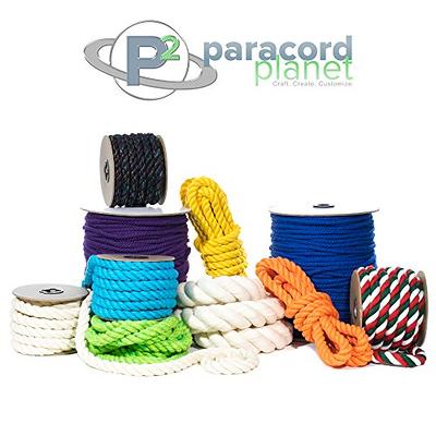 Paracord Planet Twisted 3 Strand Natural Cotton Rope Artisan Cord