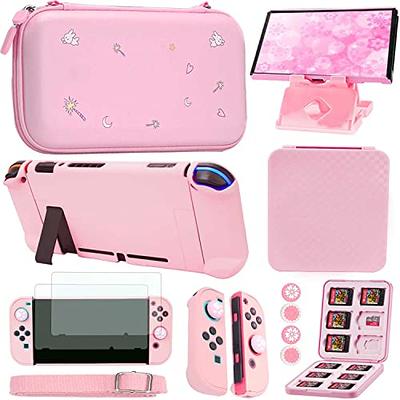 Accessories Kit for Nintendo Switch Lite - YOOWA Accessories Bundle with  Carrying Case, Protective Cover case, 2-Pack Tempered Glass Screen  Protector