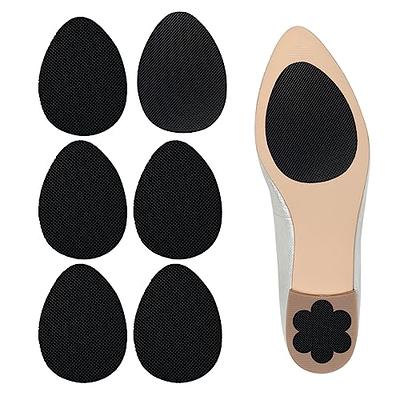  SATINIOR 8 Pieces Clear Sole Anti Slip Protector Self-stick  Pads Shoe Bottom Cover Removable Shoe Bottoms Slip for Heels, Men Shoes  Mixed Color Adult size : Clothing, Shoes & Jewelry