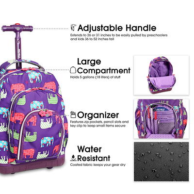 Kids' J World Lollipop 16 Rolling Backpack With Lunch Bag : Target