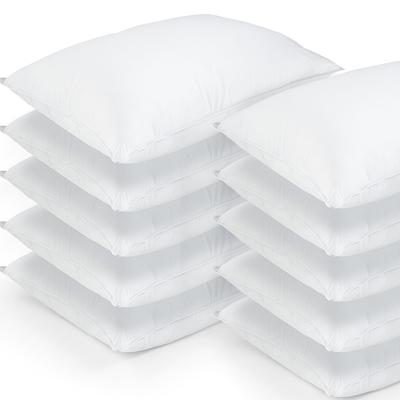 Bed Pillow Set of 4 Pack Standard Size Basic Sleeping Pillows Inserts  Medium Soft/Firm Supportive for Side Back Stomach Sleeper 20x26in