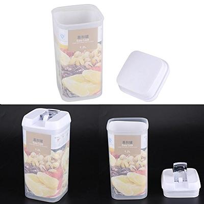 4-Piece/135.2 fl oz Airtight Food Storage Containers for Cereal, Snack