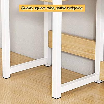 2-Tier Desktop Bookshelf For Computer Desk, Wood And Metal Desk Shelf ,  Adjustable Desk Bookcase, Open Countertop Storage Display Shelf,  Freestanding Small Organizer Rack ( Color : White , Size : 95X2 - Yahoo  Shopping