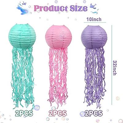 Jellyfish Paper Lanterns,6 Packs Under The Sea Party Decorations,Hanging Jelly  Fish for Mermaid,Ocean Themed, Mermaid Party Decorations,Spongebob Party  Decorations(Pink Purple Blue) - Yahoo Shopping