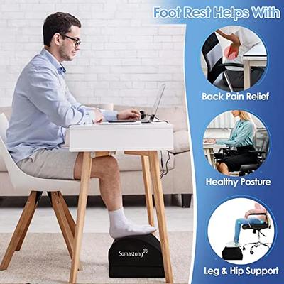 Cartizma Foot Rest for Under Desk at Work-Ergonomic Foot Rest