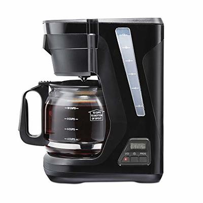 KitchenAid 12-Cup Onyx Black Drip Coffee Maker with Glass Carafe