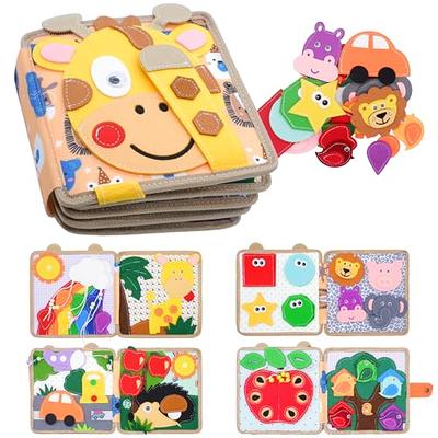 Baby Products Online - Sunrad Animals Busy Board for Toddlers, Educational  Learning Toys 20 Montessori Toys for Age 1 2 3 4, Improving Essential  Skills Activity Board Toys Gifts for Girls - Kideno