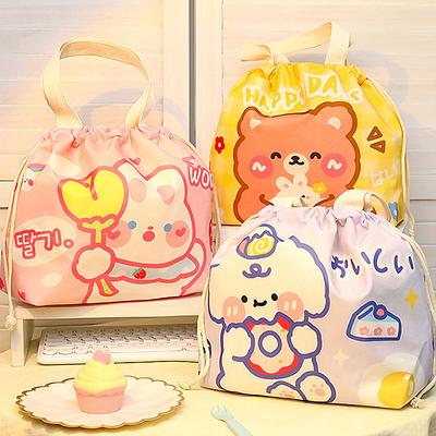 Japanese Bento Lunch Bag, Eco Friendly Reusable Durable Tote, Cute Simple  Tote, Grocery Gift For Kids Women Bridesmaids - Yahoo Shopping