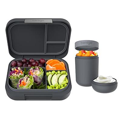 Bentgo Classic AlI-In-One Stackable Lunch Box- Gray