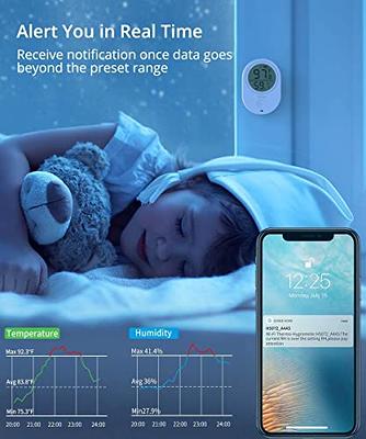 Govee Smart Humidifier H7141 Bundle with Govee Bluetooth Digital Hygrometer  Indoor Thermometer, Room Humidity and Temperature Sensor Gauge with Remote