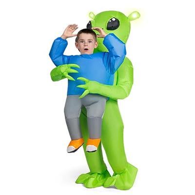 Spooktacular Creations Alien Inflatable Costume for Adult, Funny Kidnapping  Inflatable Costumes, Alien Air Blow Up Costumes