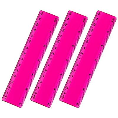 Flexible Ruler Rule Measuring Tool Stationery for Office School Sewing  Tools Pink Ruler