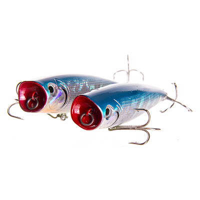 Ozark Trails Hard Plastic Saltwater Inshore Popper Fishing Lures, 2-pack.  Painted in fish attracting colors. - Yahoo Shopping