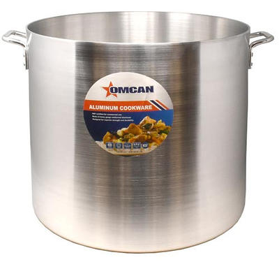 80 Qt. Aluminum Stock Pot and Strainer