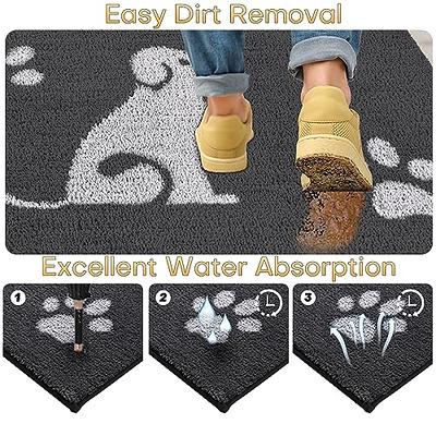 OHWPEAT Indoor Door Mat, 24x36, Non-Slip Absorbent Resist Dirt