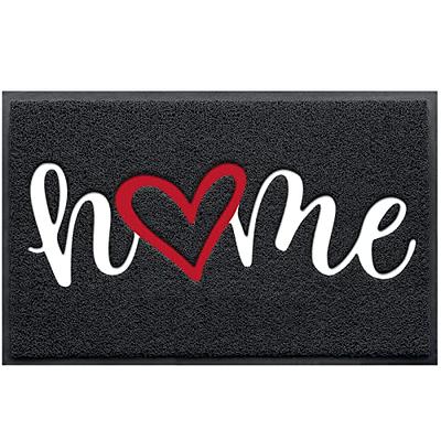 A1hc Entrance Door Mats, 30 inch x 60 inch, Durable Large Outdoor Rug, Non-Slip Welcome Doormat, Rubber Backed Low-Profile Heavy Duty Door Mat, Indoor