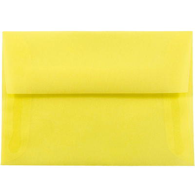 Jam Paper 9 X 12 Booklet Translucent Vellum Envelopes Ocean Blue