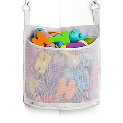 Bath Toy Holder Corner Bath Toy Net Bathtub Toy Shelf Mesh Basket Mesh Bath  Toy Storage Bucket Hanging Hammock Organizer Shower Bag Suction Cup Bathroom  Toy Storage Great For Hanging On The