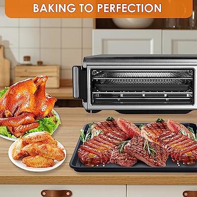 13 × 13 Baking Sheets for Oven, Nonstick Baking Pan for Ninja SP100,  SP101, SP1001C, SP201 Foodi Air Fry Oven, Replacement Sheet Pan for Foodi