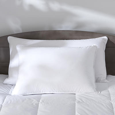 Farm To Home 100% Organic Cotton Medium Firm White Down Bed Pillow