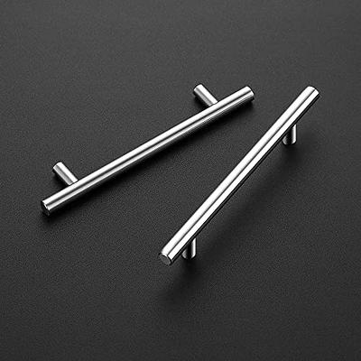 Probrico 10 Pack 64mm(2.5inch) Hole Centers Cabinet Handles Stainless Steel  Cabinet Pulls Brushed Nickel Drawer Pulls Length 100mm(4inch)