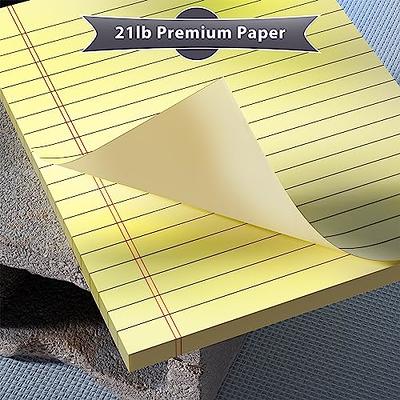  2 Pack Yellow Legal Pads 8.5x11 Yellow Notepads 30