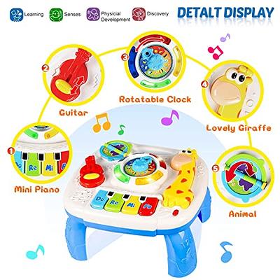 Baby Toys 6 to 12-18 Months Musical Activity Table Toy for 1 Year Old Boys  Girls