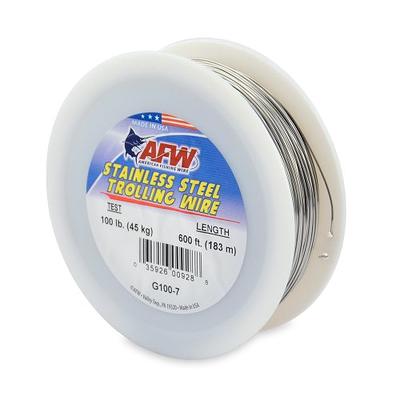 American Fishing Wire 49-Strand 7x7 Stainless Steel Shark Leader Cable, 30