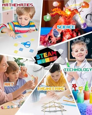 260+ Science Experiments - Over 120 pcs Science Kits for Kids Age 5-7-9-12,  Boys Girls Pre School Chemistry Set & STEM Learning Educational Toys