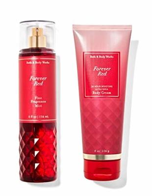 Bath & Body Works SUN-RIPENED RASPBERRY Fine Fragrance Mist Gift Set with a  Red Bow for Holiday & Gifts - Pack of 2