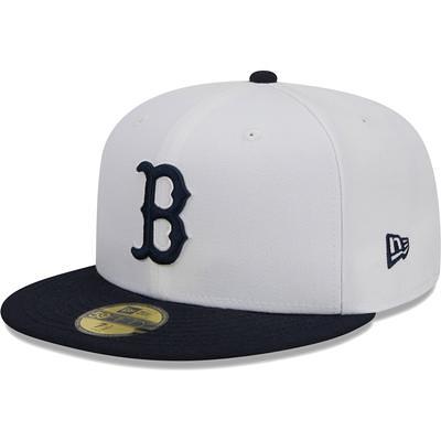 Boston Red Sox Fitted New Era 59FIFTY On Wool 'B' Logo Navy Cap