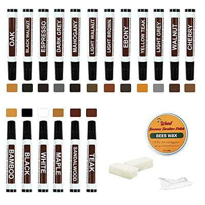  Wood Floor And Furniture Repair Kit Wood Filler Scratch  Repair For Hardwood Laminate Floor Furniture Touch Up Kit, Restore Any  Wood, Oak, Cherry, Walnut, 18 Colors