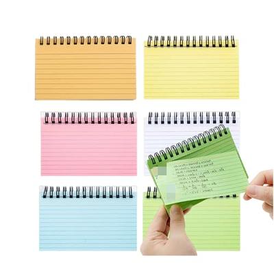 Basics Wide Ruled 8.5 x 11.75-Inch 50 Sheet Lined Writing Note Pad, Pack of 6, Multicolor