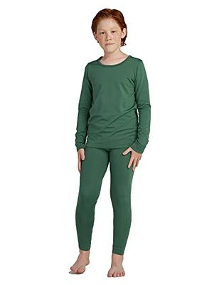 LAPASA Kids Thermal Underwear Set Fleece Lined Boy and Girl Long John Base  Layer Top & Bottom Ski Winter Extreme Cold B03/G03