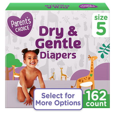 Parent's Choice Dry & Gentle Diapers Size 5, 27 Count (Select for More  Options) - Yahoo Shopping