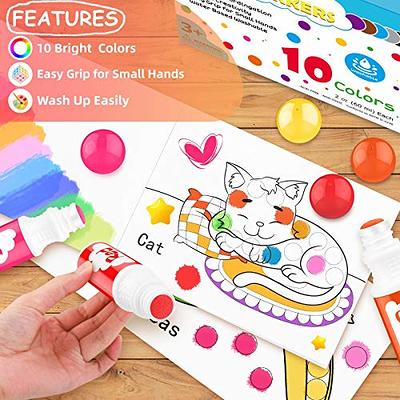 Dot Markers Activity Book For kids/Art Paint Daubers Kids Activity Coloring  Book: Easy Guided BIG DOTS - Do a dot page a day - Gift For Kids Ages 1-3,  (Paperback)