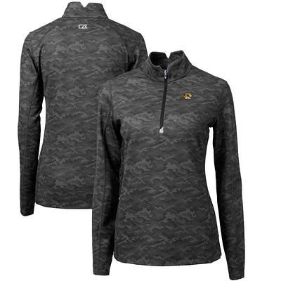 Men's Cutter & Buck Red Louisville Cardinals Heathered Vault Stealth  Quarter-Zip Pullover Top